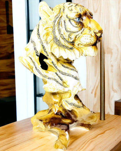 Statuetka "Tiger Kráľ Džungle" s možnosťou gravírovania, figúrka 29 cm vysoká, dekorácia na darček