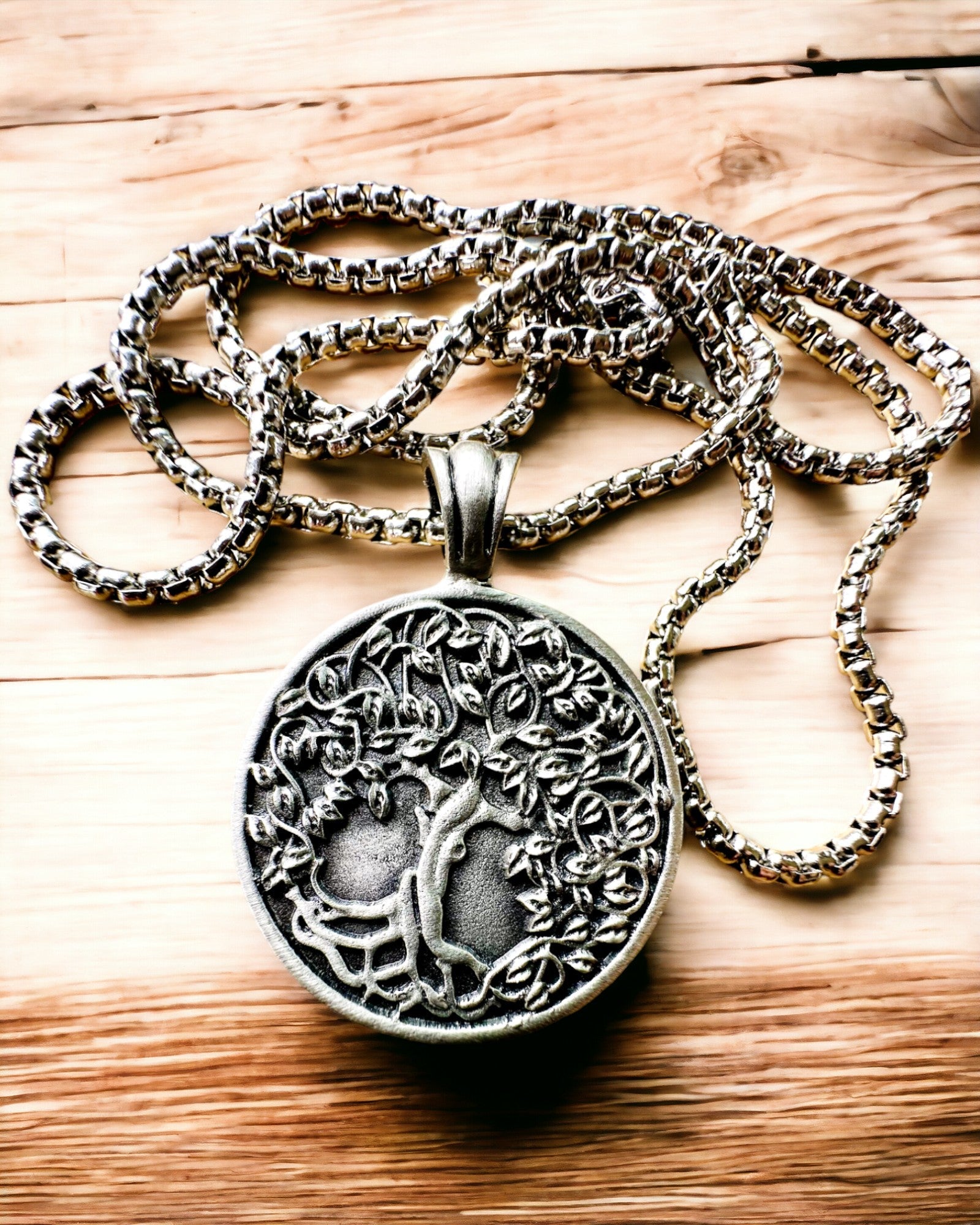 Amulet Stromu Života s Možnosťou Gravírovania - náhrdelník "Vitalita Prírody", personalizácia