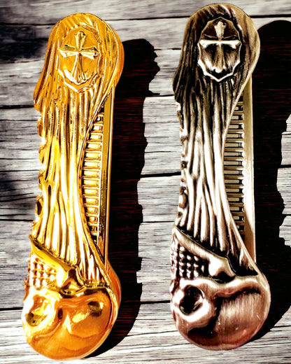 Mystic Skull Comb - prémiový hrebeň, možnosť personalizácie gravírovaním