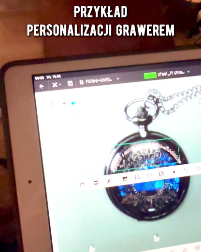 Vreckové hodinky "Eternum", personalizácia na darček gravírovaním