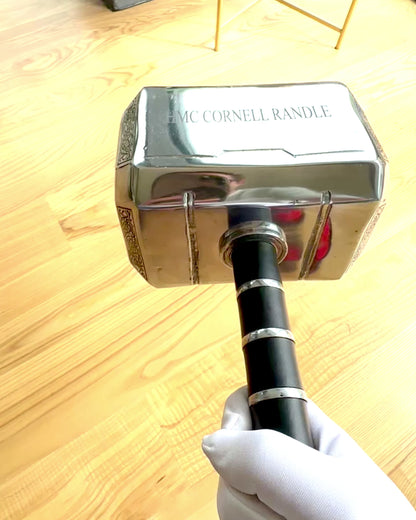 Mjölnir Thora "Chief" - Ručne Vyrobený Kováčsky Klobúk, personalizácia gravírovaním na darček