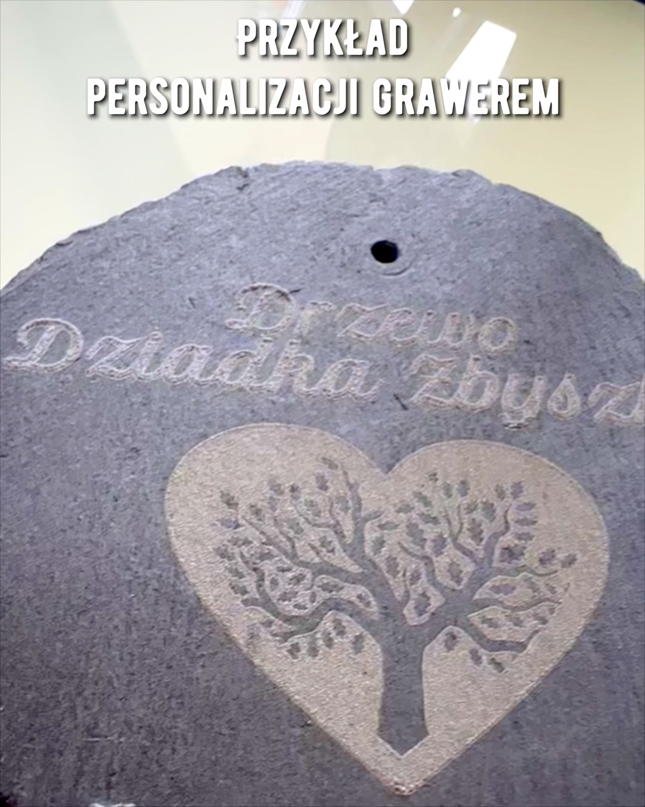 Podložka pod kávu, čaj z Prírodného Kameňa s Personalizovaným Gravírovaním – Štvorec, kolo, šesťuholník, 10 cm