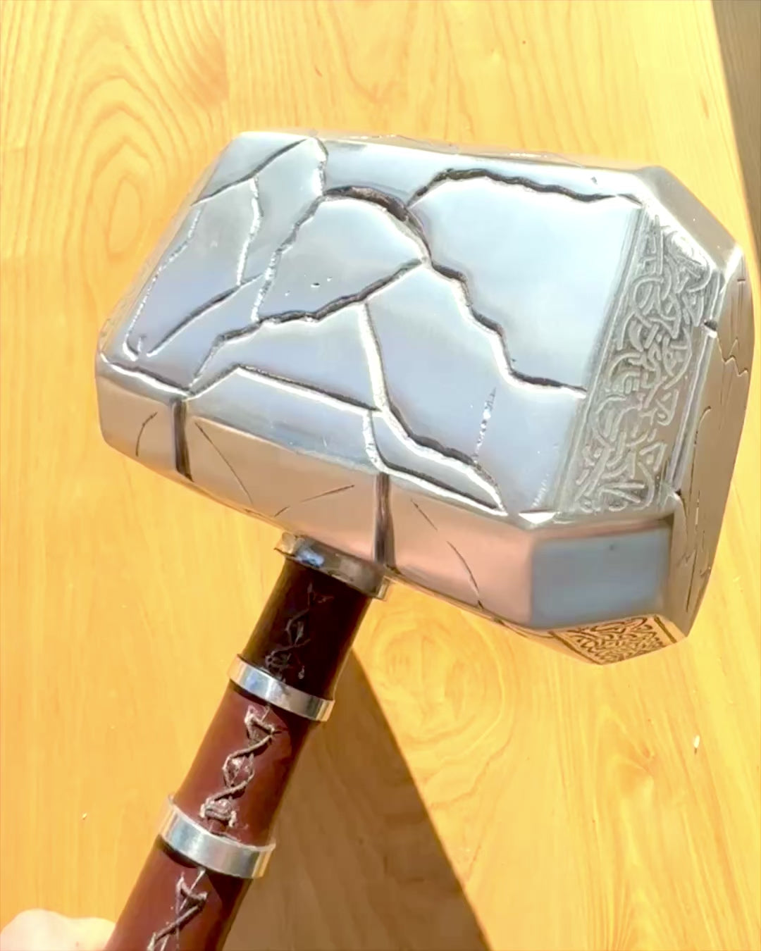 Mjölnir Thora "Chief" - Ručne Vyrobený Kováčsky Klobúk, personalizácia gravírovaním na darček