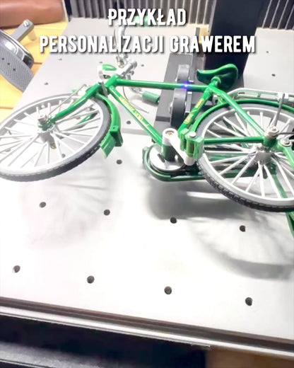 Model bicykla "Retro Classic" - Miniatúra s gravírovaním, ideálne na darček