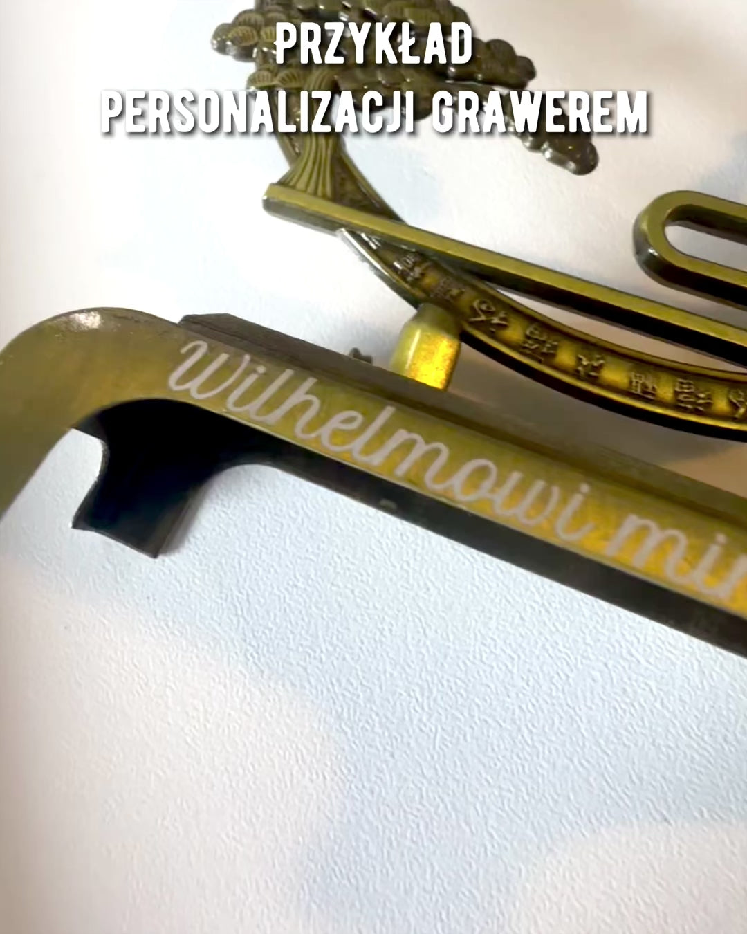 Elegantný kovový držiak na kadidlo "Veľký pokoj" - možnosť personalizácie gravírovaním